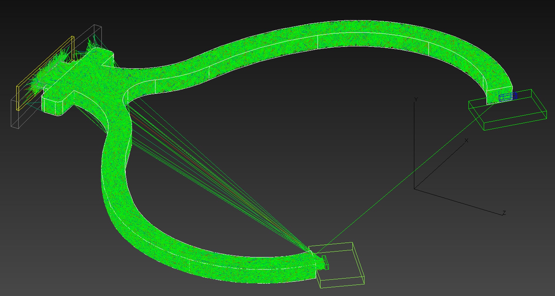 TracePro simulation setup