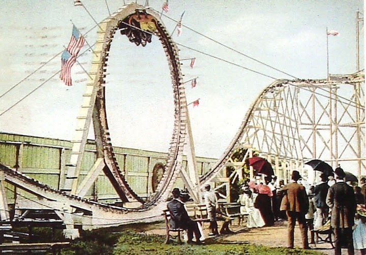 Flip-Flap on Coney Island, designed by Lina Beecher and built in 1898.
